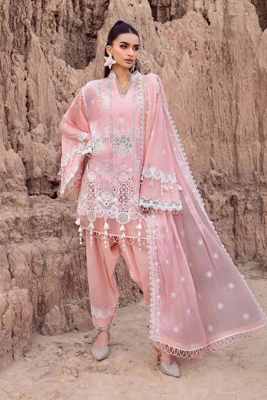 Embroidered Lawn Fabric (3Pcs) | LF-809 Ayla's Atelier